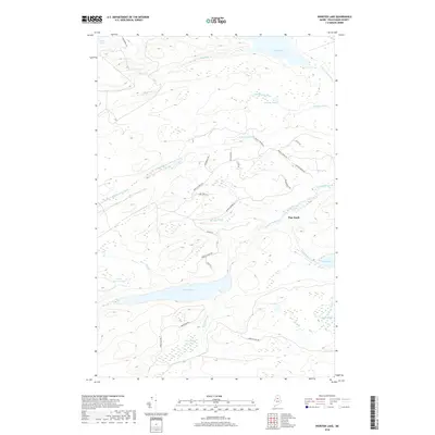 2018 Map of Webster Lake, 2018 Print