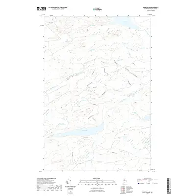 2021 Map of Webster Lake, 2021 Print