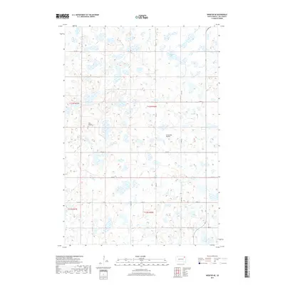 2017 Map of Webster NE, 2017 Print