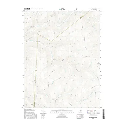 2016 Map of Webster Springs SE, 2016 Print