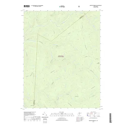 2019 Map of Webster Springs SE, 2019 Print