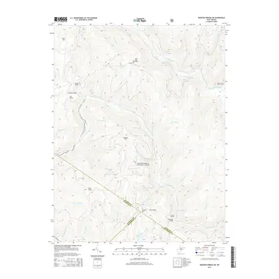 2014 Map of Webster Springs SW, 2014 Print
