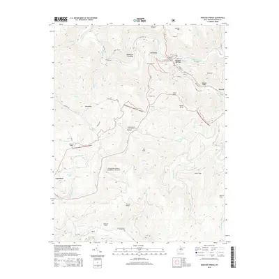 2014 Map of Webster Springs, 2014 Print