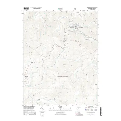 2016 Map of Webster Springs, 2016 Print