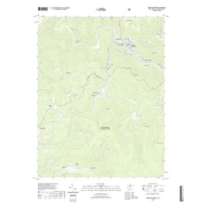 2019 Map of Webster Springs, 2019 Print