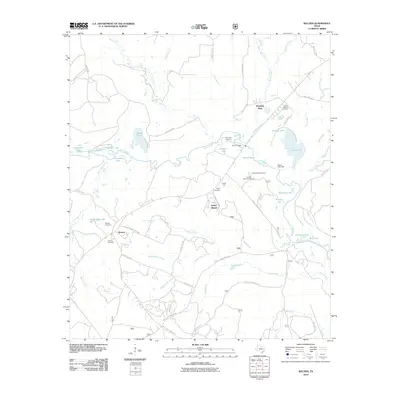 2010 Map of Weches, 2010 Print