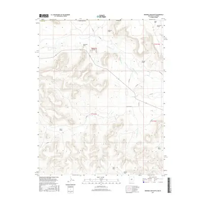 2017 Map of Wedding Cake Butte, 2017 Print