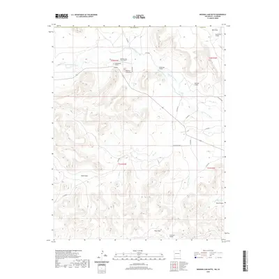 2020 Map of Wedding Cake Butte, 2020 Print