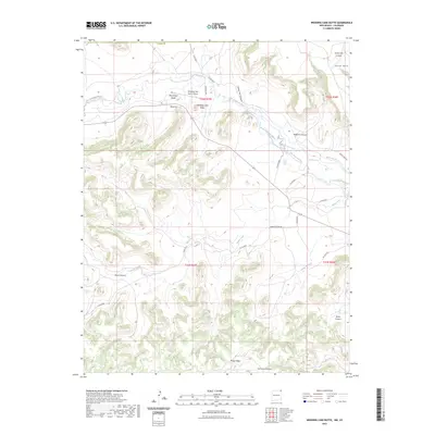 2023 Map of Wedding Cake Butte, 2023 Print