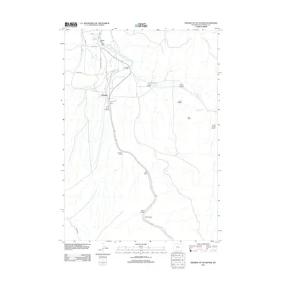 2012 Map of Wedding of the Waters, 2012 Print