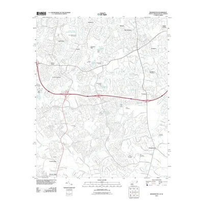 2011 Map of Weddington, 2011 Print