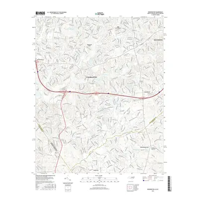 2016 Map of Weddington, 2016 Print