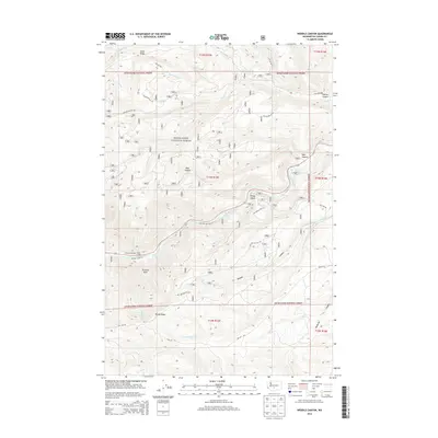 2014 Map of Weddle Canyon, 2014 Print