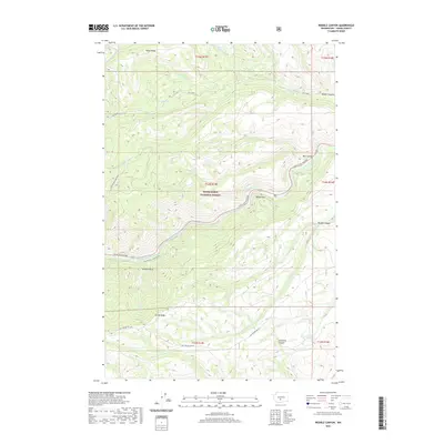 2020 Map of Weddle Canyon, 2020 Print