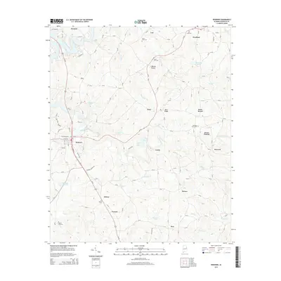 2014 Map of Wedowee, 2014 Print