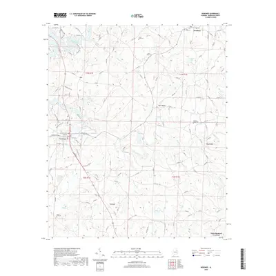 2018 Map of Wedowee, 2018 Print
