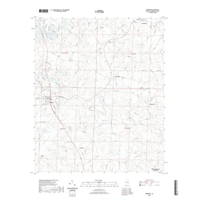 2020 Map of Wedowee, 2020 Print