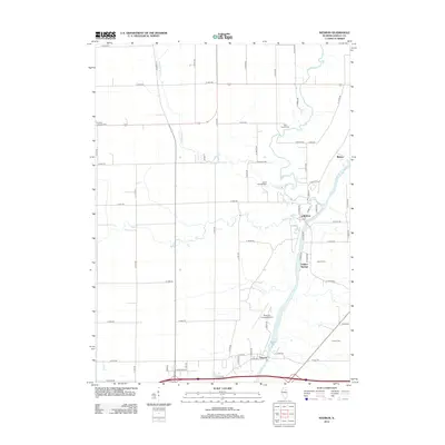 2012 Map of Wedron, 2012 Print