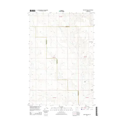 2014 Map of Weed Creek East, 2014 Print