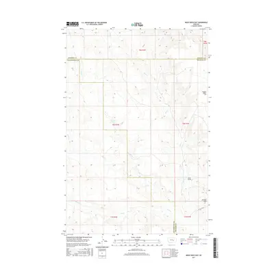 2017 Map of Weed Creek East, 2017 Print