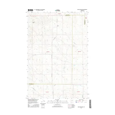 2017 Map of Weed Creek West, 2017 Print