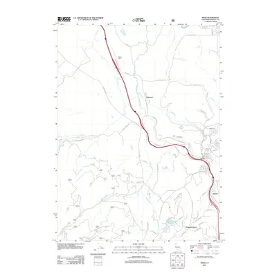 2012 Map of Weed, 2012 Print