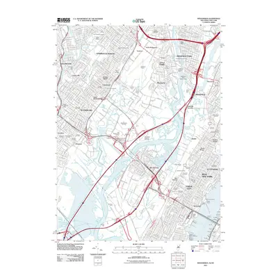 2011 Map of Weehawken, 2011 Print