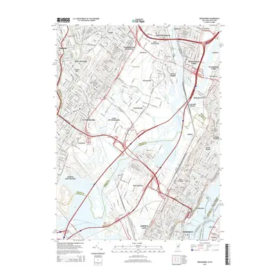 2014 Map of Weehawken, 2014 Print