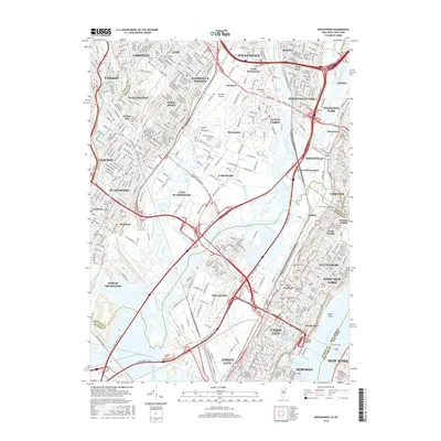 2016 Map of Weehawken, 2016 Print