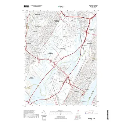 2019 Map of Weehawken, 2019 Print