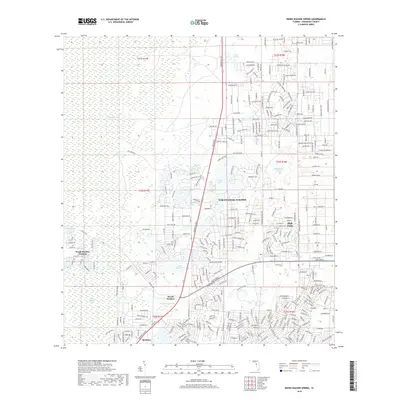2018 Map of Weeki Wachee Spring, 2018 Print