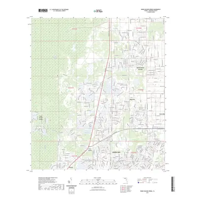 2023 Map of Weeki Wachee Spring, 2023 Print