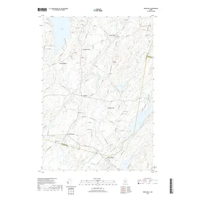 2018 Map of Weeks Mills, 2018 Print