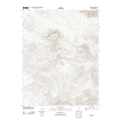 2011 Map of Weepah, 2011 Print
