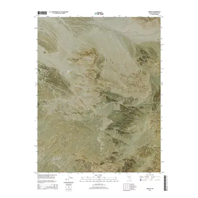 2014 Map of Weepah, 2014 Print