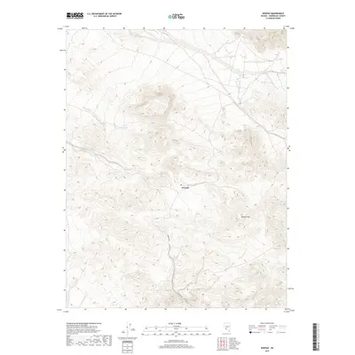 2018 Map of Weepah, 2018 Print
