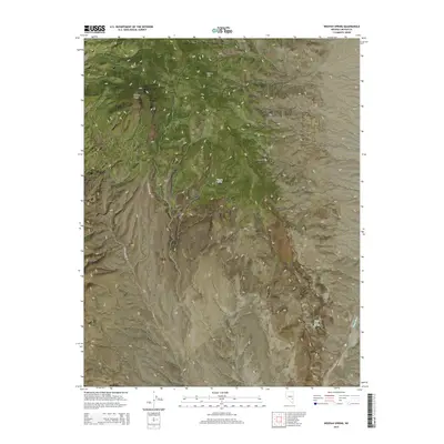 2015 Map of Weepah Spring, 2015 Print