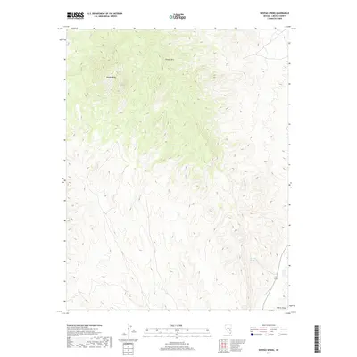 2018 Map of Weepah Spring, 2018 Print