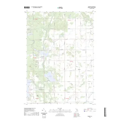 2023 Map of Weidman, 2023 Print