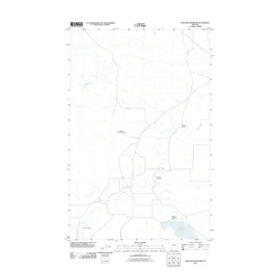 2011 Map of Weigand Reservoir, 2011 Print