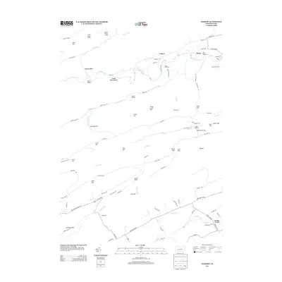 2013 Map of Weikert, 2013 Print