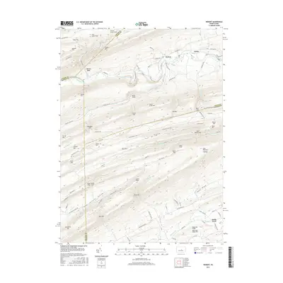 2016 Map of Weikert, 2016 Print