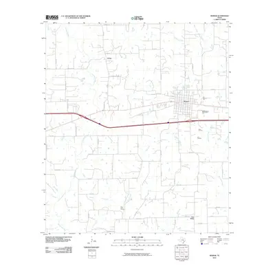 2010 Map of Weimar, 2010 Print