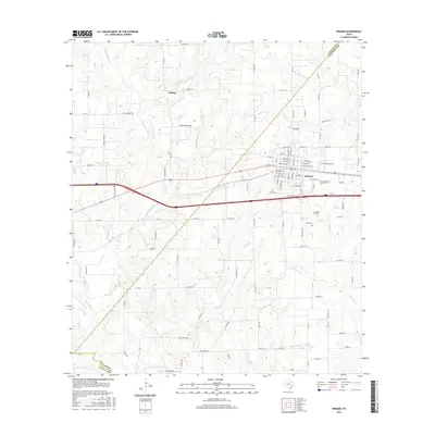 2016 Map of Weimar, 2016 Print