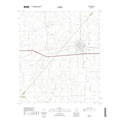 2019 Map of Weimar, 2019 Print