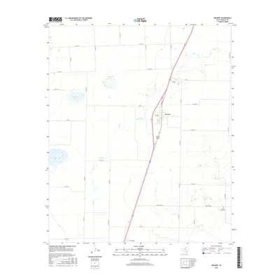 2016 Map of Weinert, 2016 Print