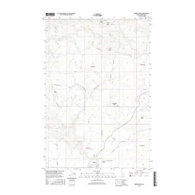 2017 Map of Weippe North, 2017 Print