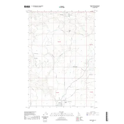2020 Map of Weippe North, 2020 Print