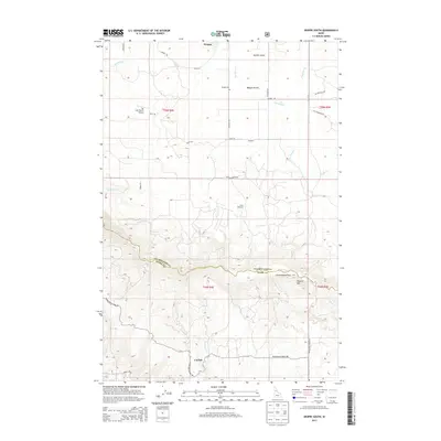 2013 Map of Weippe South, 2013 Print