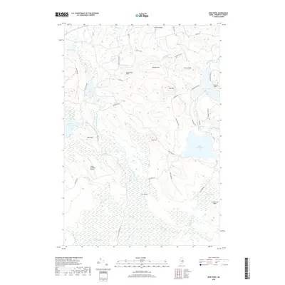 2018 Map of Weir Pond, 2018 Print